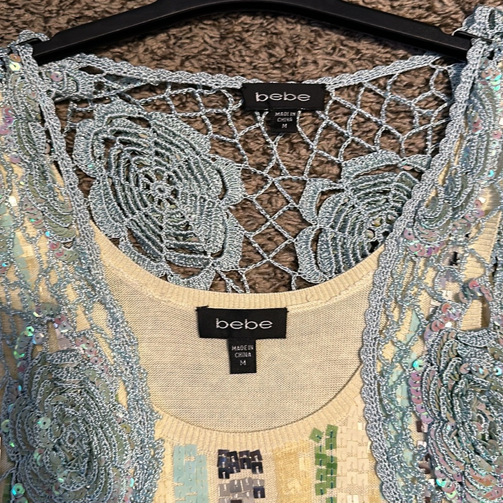 Bebe Sequence Tank With Pullover Set - image 3